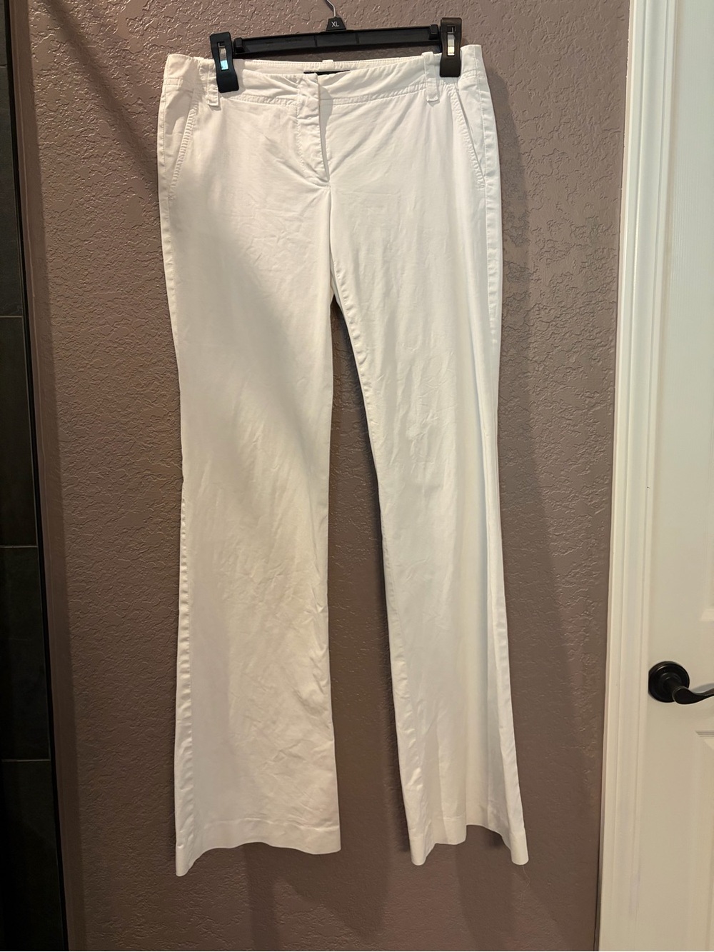 Theory White Bootcut Lightweight Slacks Casual Flare Pants